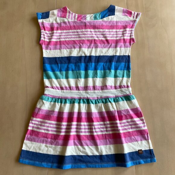 Tea Collection Girl's 100% Cotton Striped Sleeveless Dress - Size 6 - Picture 5 of 6